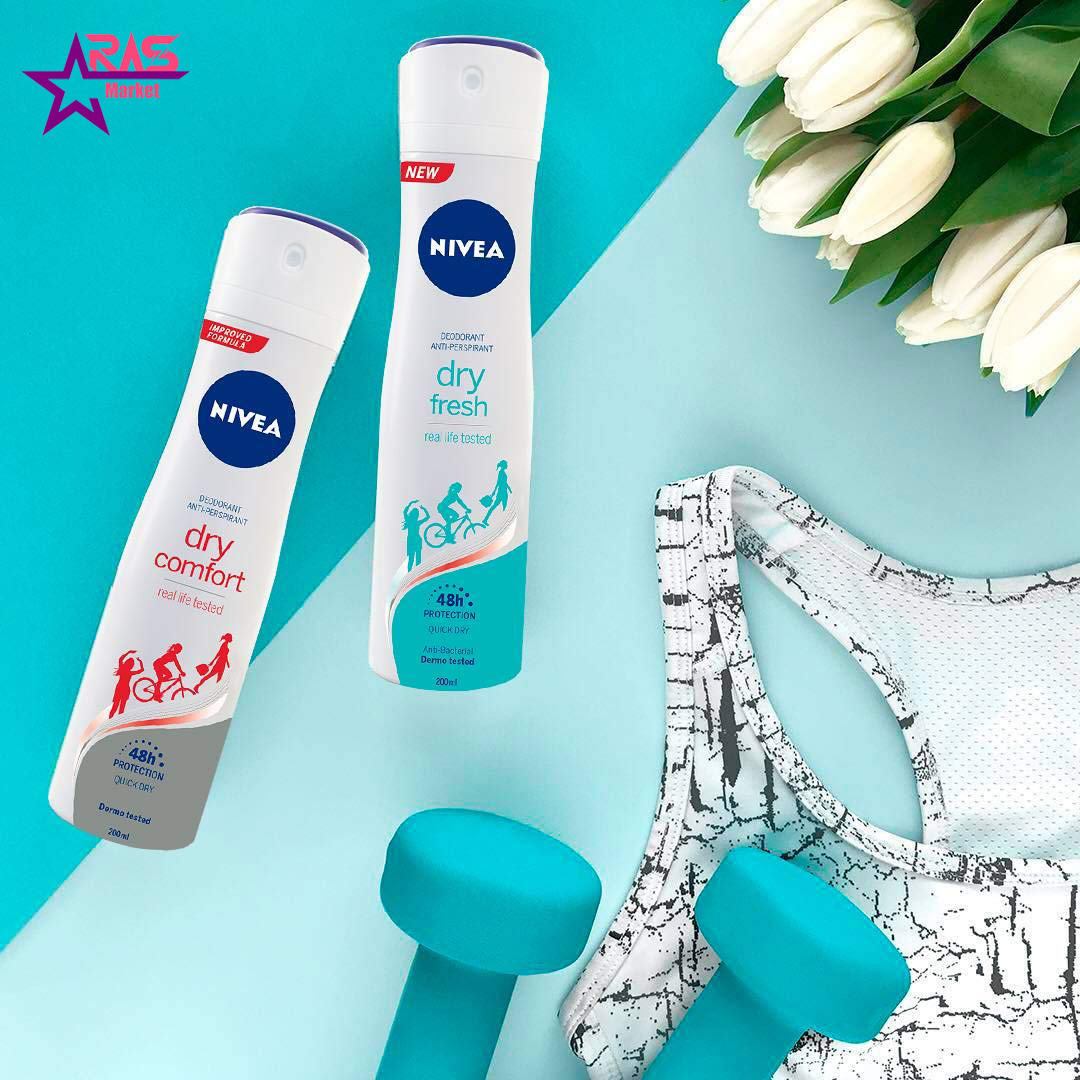 اسپری ضد تعریق نیوا Nivea زنانه مدل Dry Fresh حجم 150میل