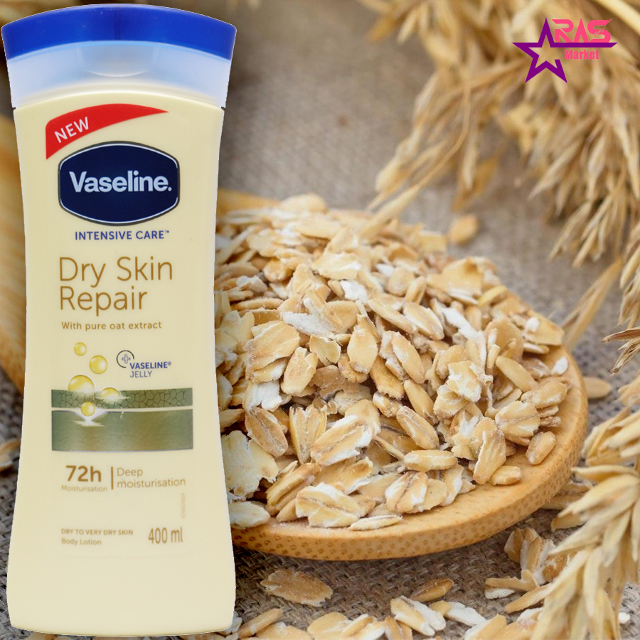 قیمت و خرید لوسیون بدن وازلین مدل Dry Skin Repair حجم 400 میل