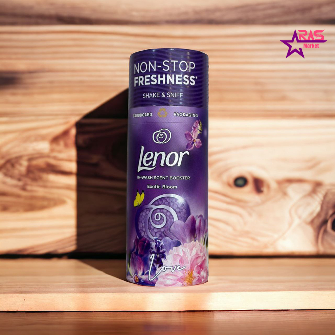 خرید اینترنتی دانه های خوشبو کننده لباس ایتالیایی لنور Lenor Exotic وزن 176 گرم