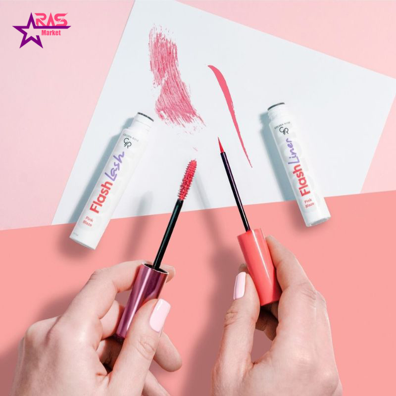خرید ریمل گلدن رز مدل Flash Lash رنگ Pink Blaze شماره 05