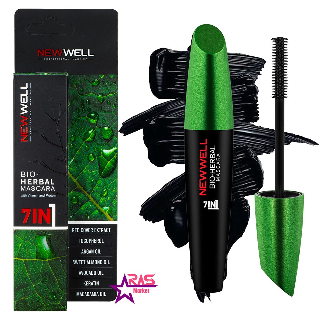 قیمت و خرید ریمل گیاهی نیوول مدل 7In 1 وزن 8 گرم