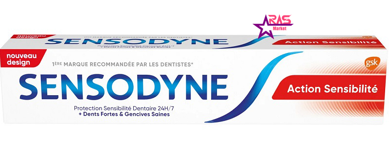 قیمت و خرید خمیر دندان سنسوداین مدل ACTION SENSIBILITE حجم 75 میل