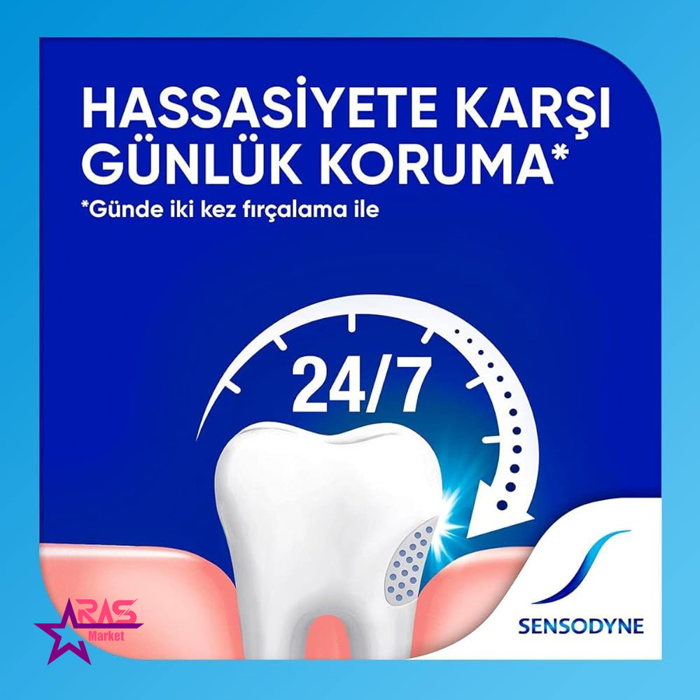 خرید پک خمیر دندان سنسوداین مدل Tam Koruma حجم 75 میل