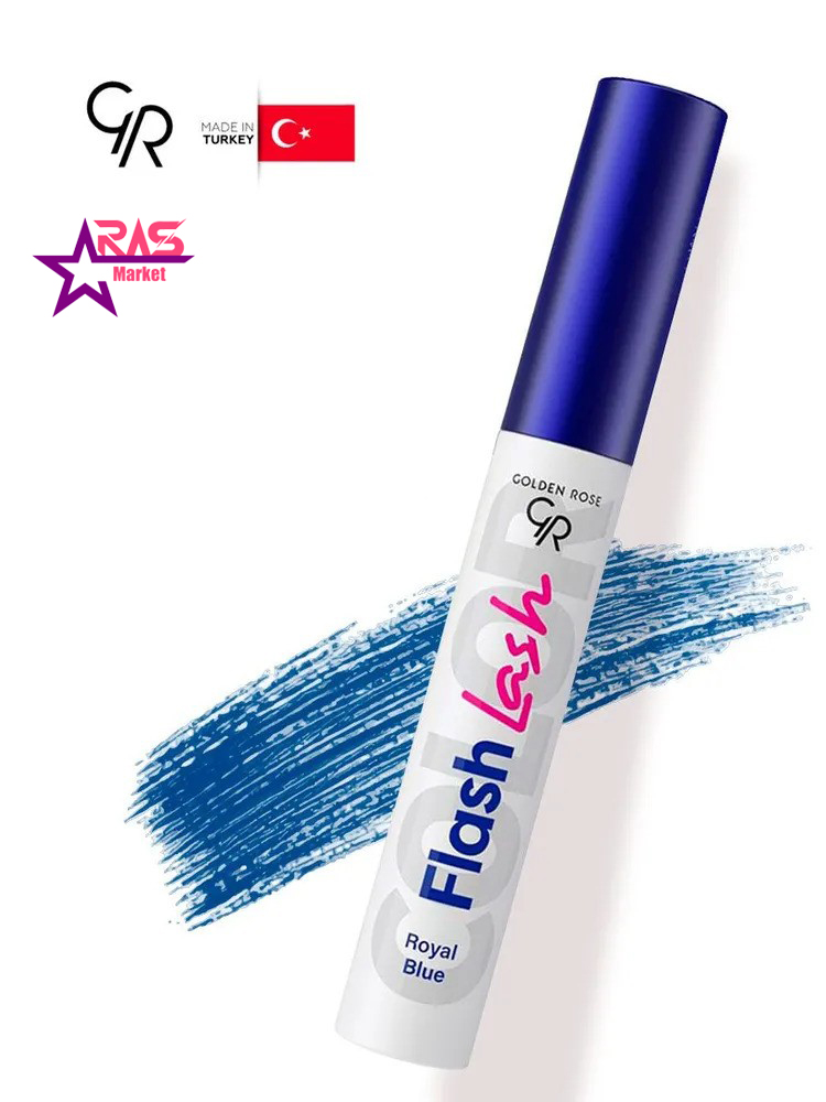 قیمت و خرید ریمل گلدن رز مدل Flash Lash رنگ Royal Blue شماره 04