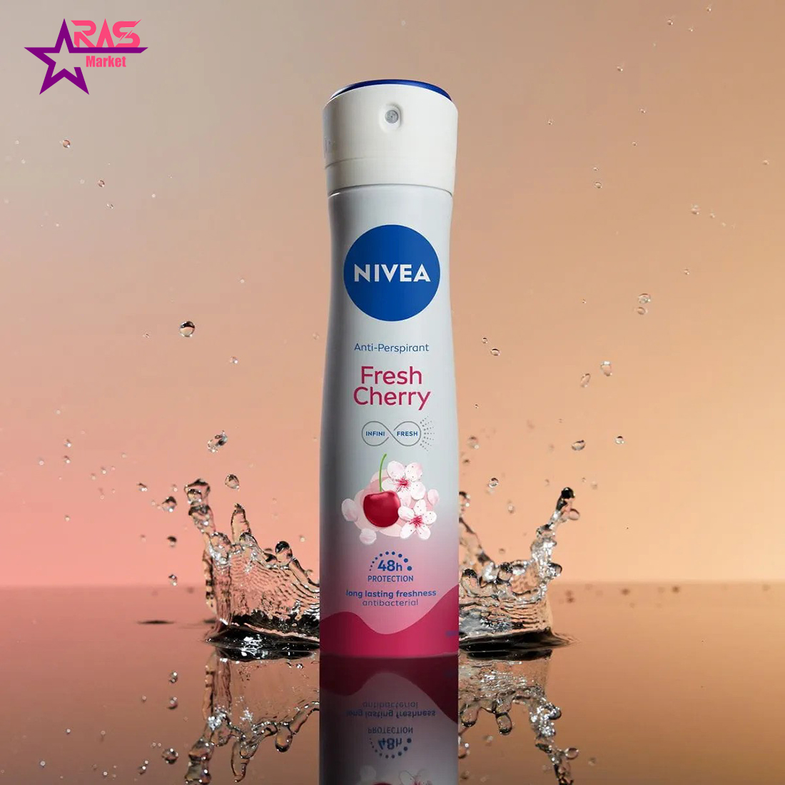 اسپری ضد تعریق زنانه نیوآ مدل Fresh Cherry حجم 150 میل