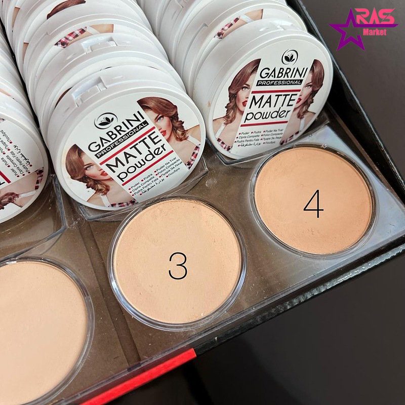 پنکک مات گابرینی مدل Matte Powder شماره 03