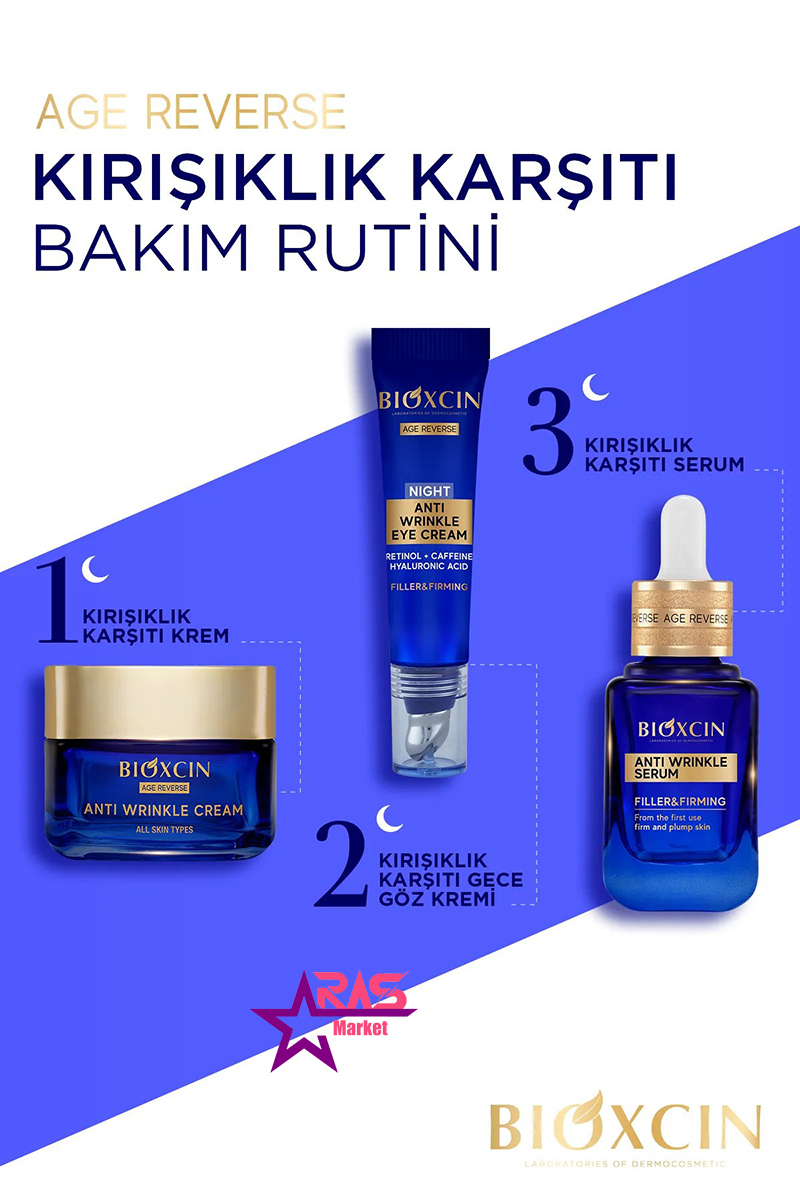 خرید اینترنتی کرم ضد چروک و جوانساز دور چشم بیوکسین
