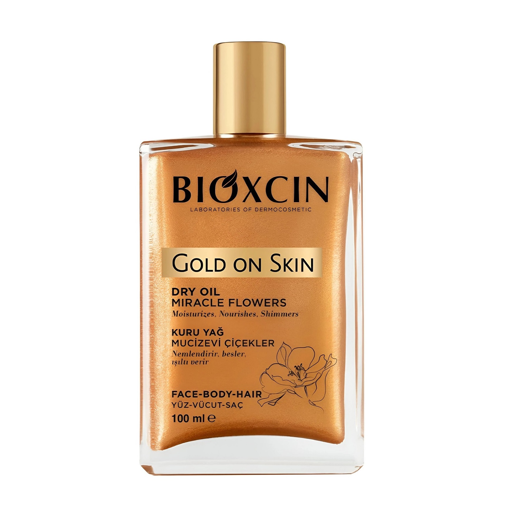 روغن شاین دار بیوکسین مدل Gold On Skin مرطوب کننده مناسب صورت و بدن و مو 100 میلی لیتر روغن شاین دار بیوکسین مدل Gold On Skin مرطوب کننده مناسب صورت و بدن و مو 100 میلی لیتر