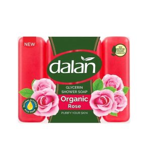 صابون دالان حاوی گلیسیرین و عصاره گل رز بسته 4 عددی