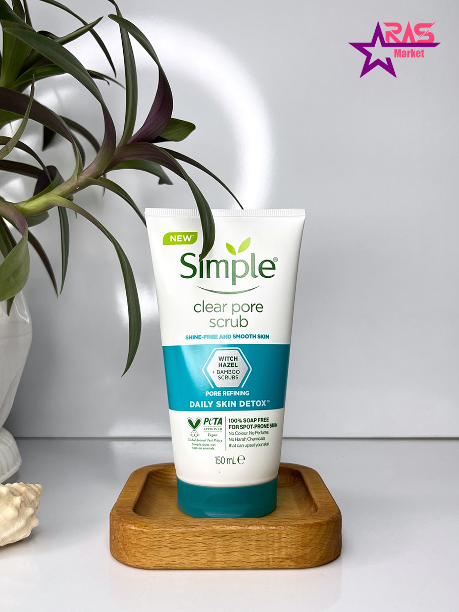 اسکراب پاک کننده منافذ سیمپل لایه بردار Simple Clear Pore Scrub 