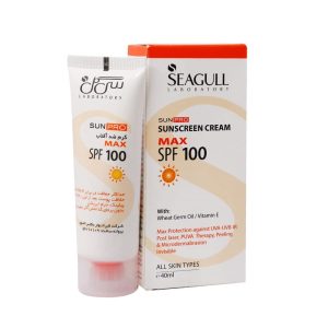 کرم ضد آفتاب سی گل SPF100 بی رنگ مناسب انواع پوست 40 میلی لیتر