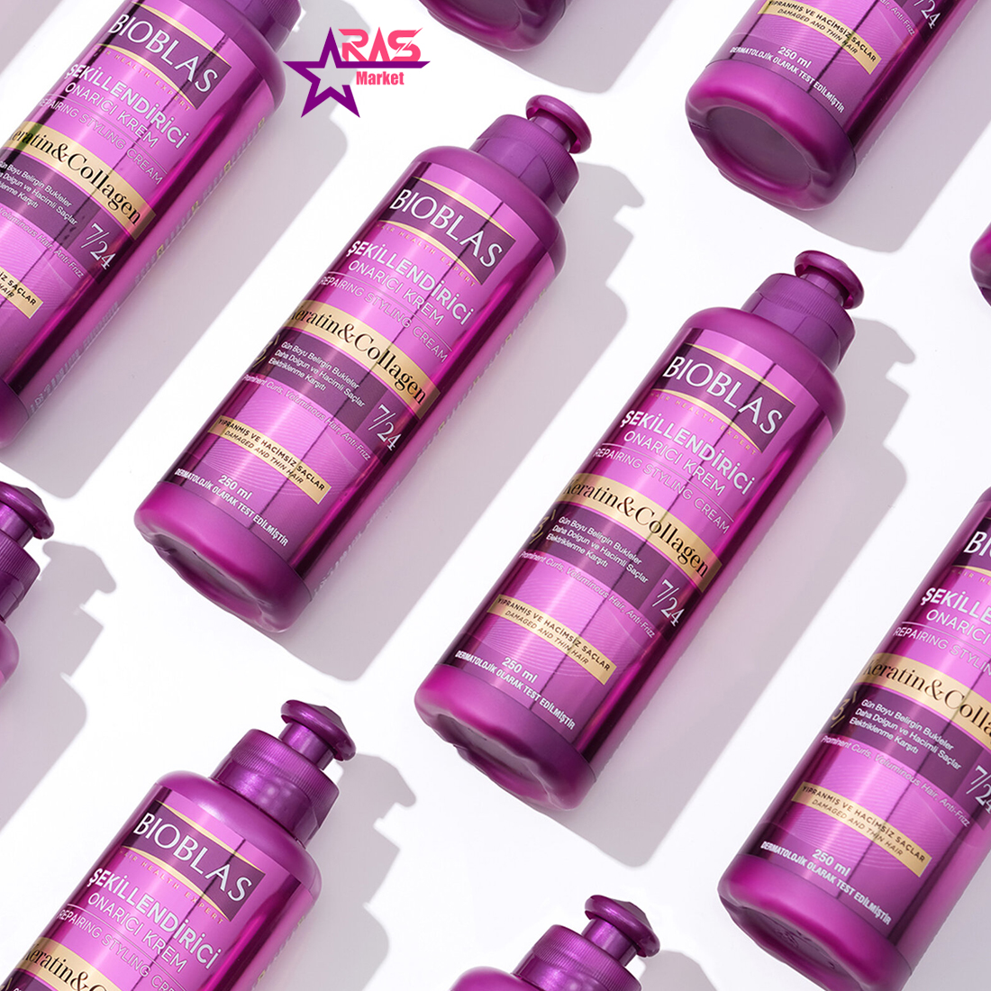 خرید کرم موی ضد ریزش بیوبلاس Bioblas حاوی کلاژن و کراتین