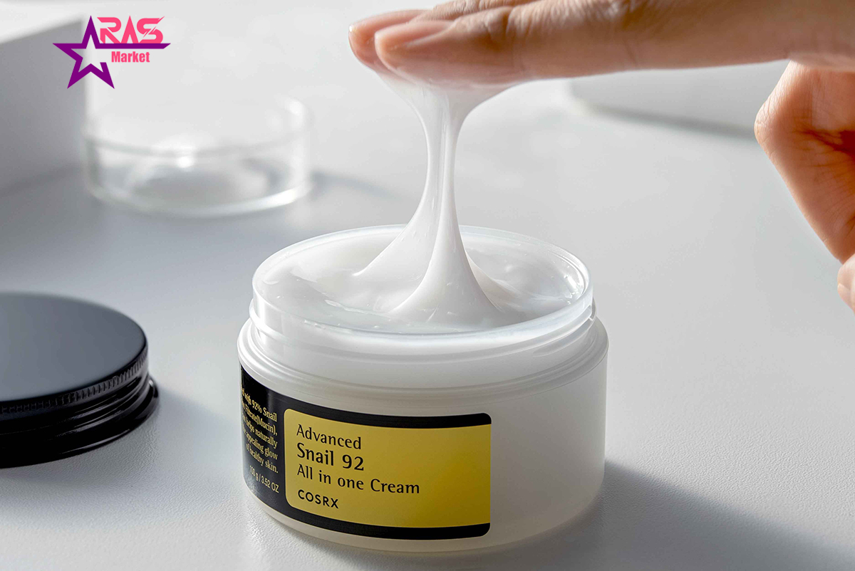 کرم آبرسان و مرطوب كننده چندمنظوره کوزارکس COSRX Advanced Snail 92 All in One Cream 100g