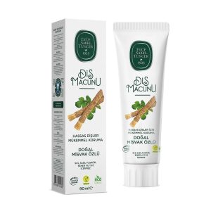 خمیر دندان ایوب صبری ارگانیک حاوی عصاره چوب مسواک مناسب دندان های حساس 90 میلی لیتر