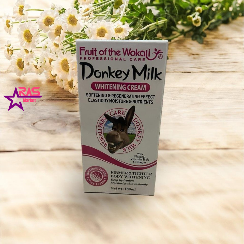 خرید و قیمت کرم سفید کننده بدن شیر الاغ وکالی