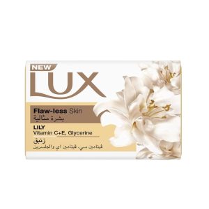 صابون لوکس مدل Flaw Less Skin با رایحه گل زنبق ۱۷۰ گرم