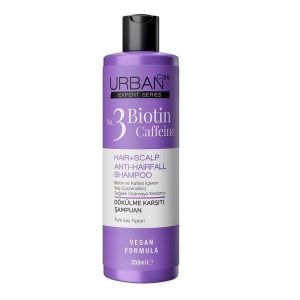 شامپو اربن کر حاوی بیوتین و کافئین ضد ریزش مو 350 میلی لیتر
