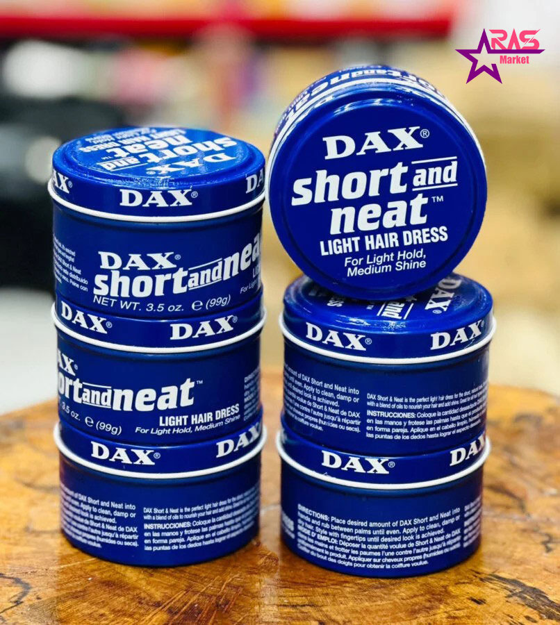 واکس داکس آبی حالت دهنده موهای کوتاه DAX Short And Neat