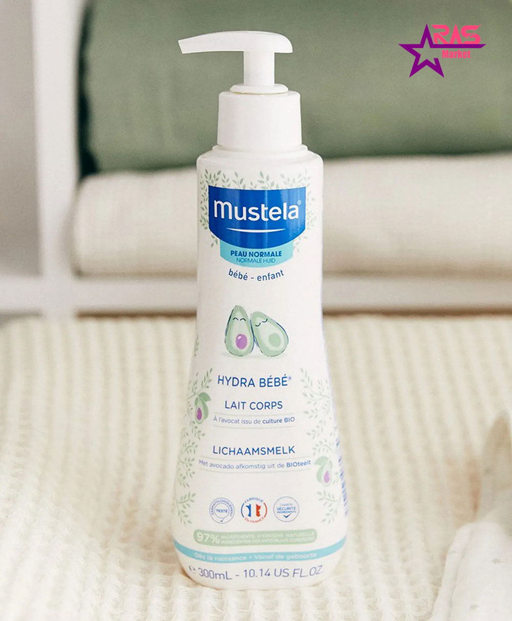 لوسیون بدن نوزاد هیدرا ب ب ماستلا Mustela