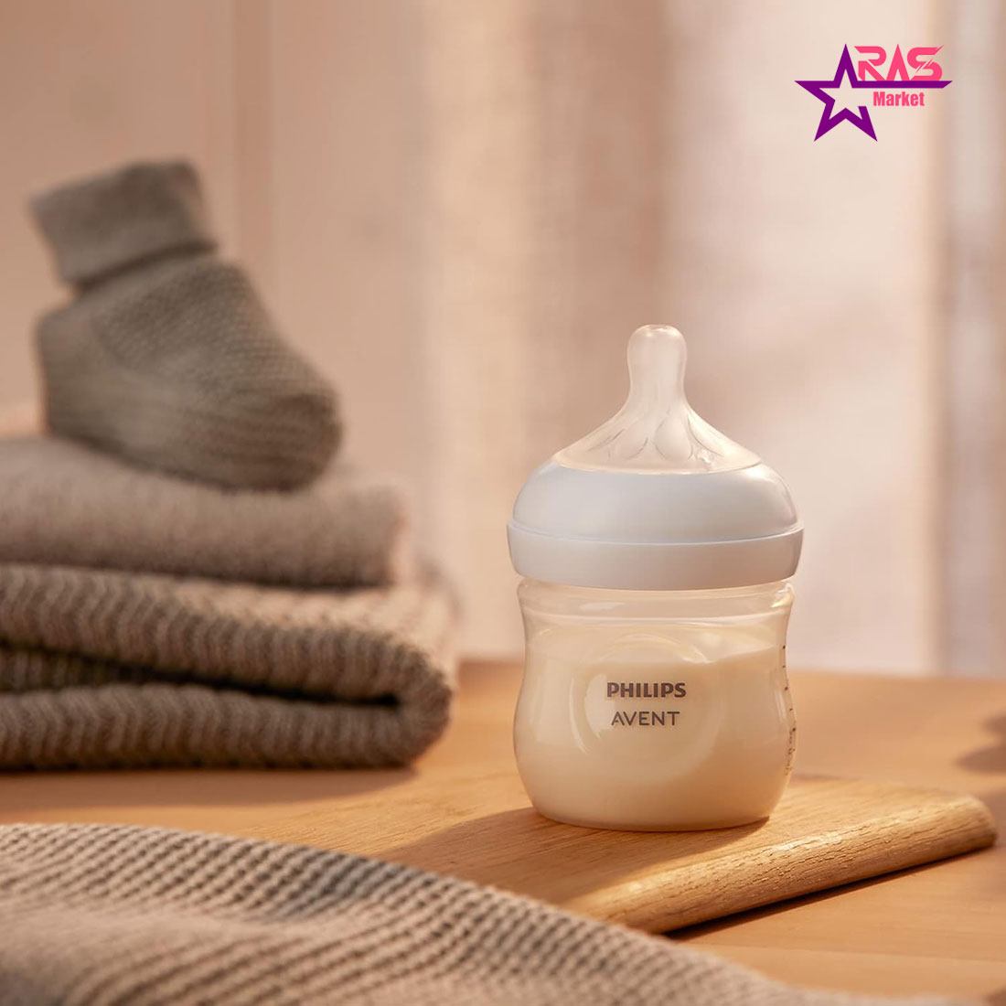 شیشه شیر اونت نچرال 125 میلی لیتر philips 