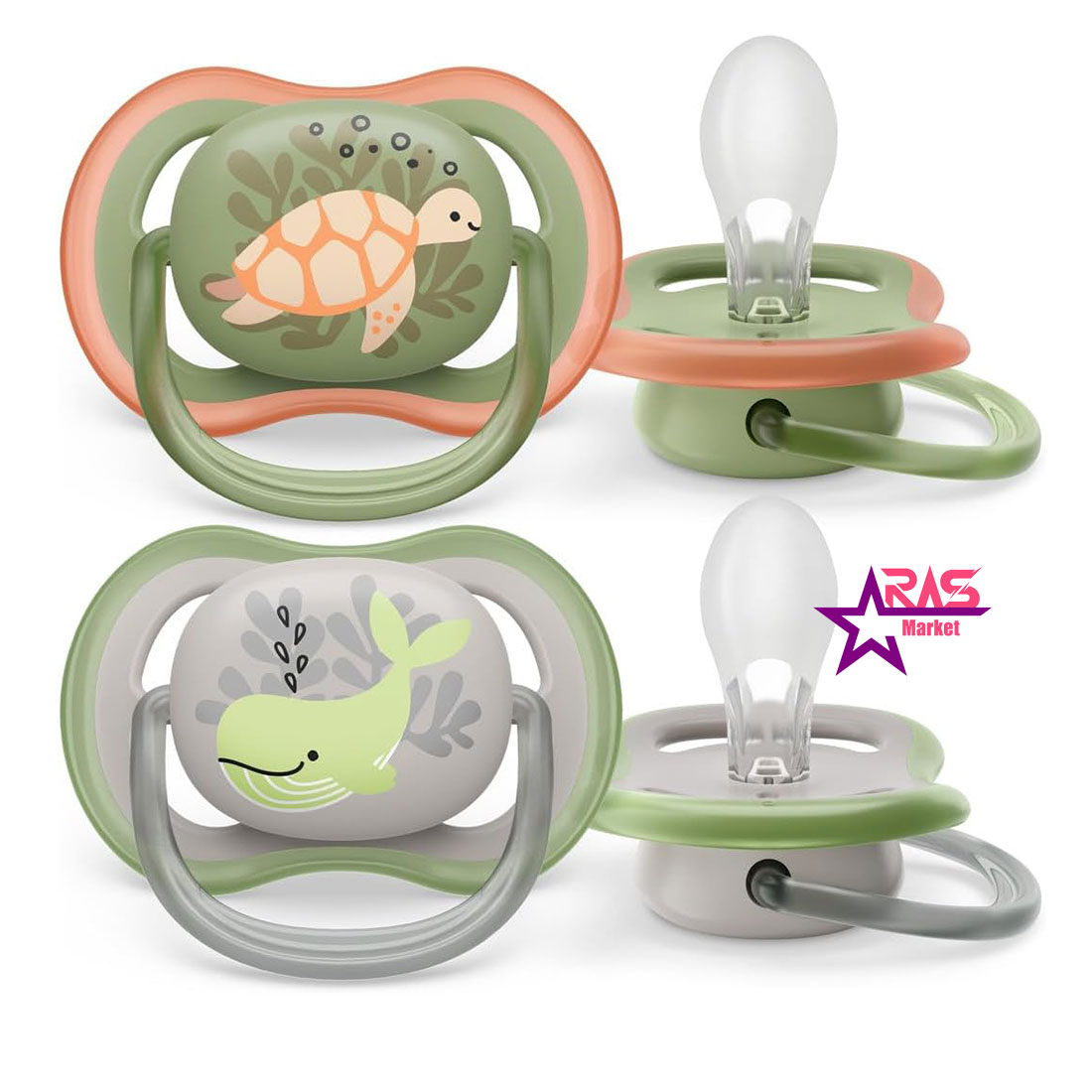 قیمت خرید اینترنتی پستانک های ارتدنسی 6 تا 18 اونت