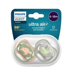 پستانک ارتودنسی اونت مدل Ultra Air مناسب 6 تا 18 ماه بسته دو عددی