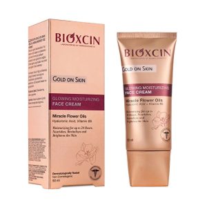 کرم مرطوب کننده و روشن کننده صورت بیوکسین سری GOLD ON SKIN